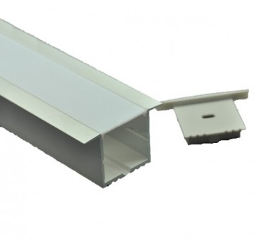 1 meter - 35mm inbouw XL- LED Profiel- aluminium