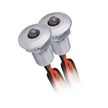 LED mini spotlights - Koud wit - IP68 - 12V - 2 stuks