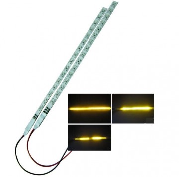 LED strip - EFFECT - 30 cm - Amber - 12v - knight rider