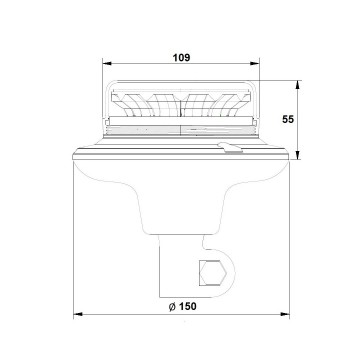 ORANJE dak zwaailicht - 12 LED - R10 / R65 - E keurmerk - beugel bevestiging - Flex