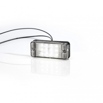 LED achteruitrijlicht - 12 LEDs - Wit - 12/24V - ECE E20