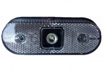 LED Markeer verlichting - WIT - met KABEL 0,5 M - 12V / 24V