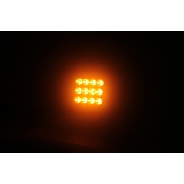 Oranje flitser- 12 LED - 5W - R65 R10 E-keurmerk - Magnetisch