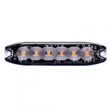 Lampa strobo 6x led slim