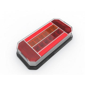 LED achterlicht + knipperlicht - 12 / 24V - 24 LED