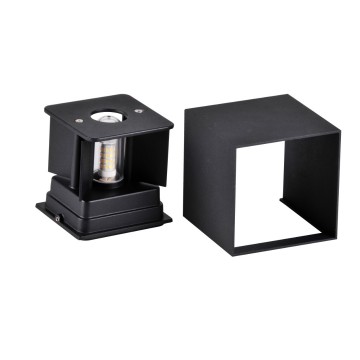 LED gevellamp G9 - 5W - Zwart