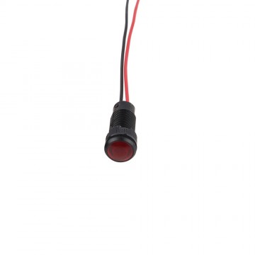Mini LED indicatielampje - Rood - 12mm - 12/24V