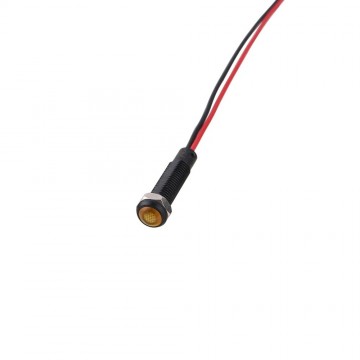 Mini LED indicatielampje - Oranje - 6mm - 12/24V