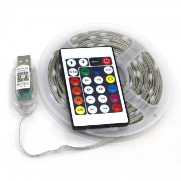 LED lichtslinger ultra dun - 10 meter - Dreamcolor / RGB