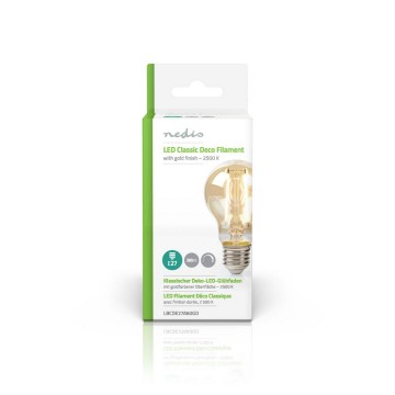 LED Retro Filament Lamp - E27 - 5.4 Watt - Dimbaar - Warm Wit - 400 Lumen