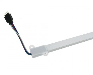 LED strip 50cm - Aluminium Profiel - IP65 - RGB - Male + female aansluiting