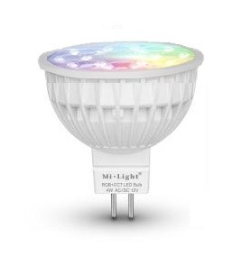 LED spot RGB + CCT - 4W MR16 - FUT104 Mi-light 2.0