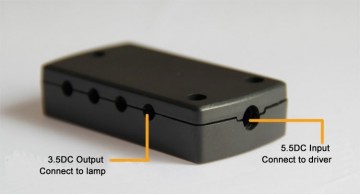 Splitter voor keuken verlichting 
