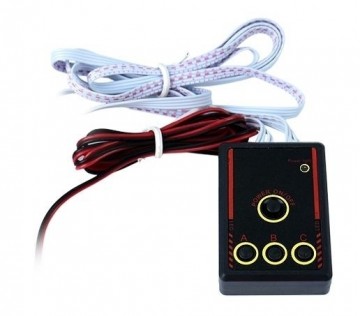 ORANJE strobe 4-LED light flitser