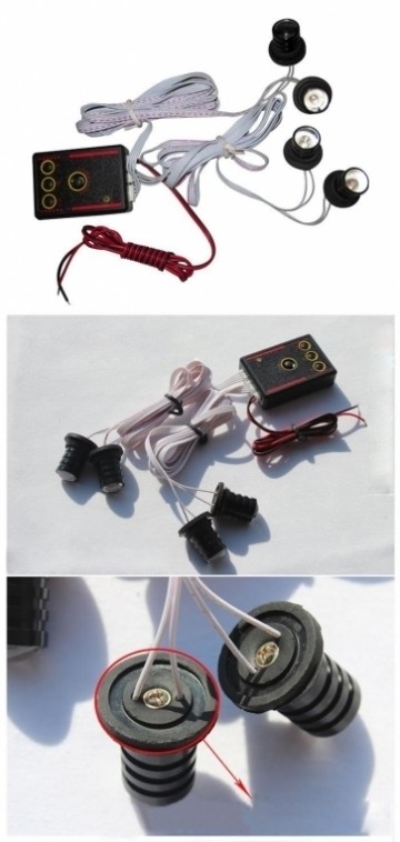 ORANJE strobe 4-LED light flitser