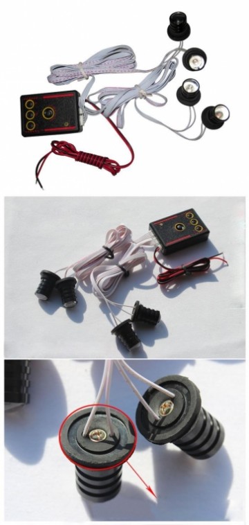 WIT strobe 4-LED light flitser -zwaailicht