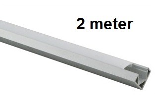 2 meter - 45 graden - LED Profiel - aluminium
