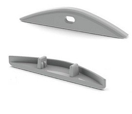 1 meter - dorpel plint - LED profiel - aluminium