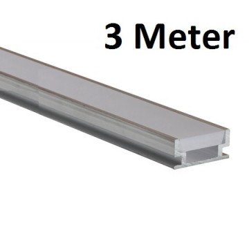 3 meter - vloer / beloopbaar - LED profiel - aluminium