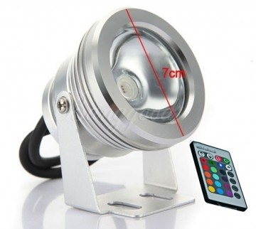 10W LED SPOT light RGB outdoor 12 volt - dimbaar