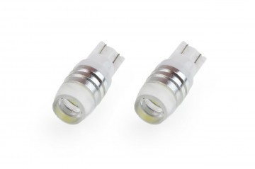 T10 - 5730 - 2 smd - met lens - 2 stuks