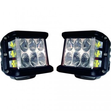 LED SPOT - 9 Led - 25Watt - Cube - Set 2 stuks