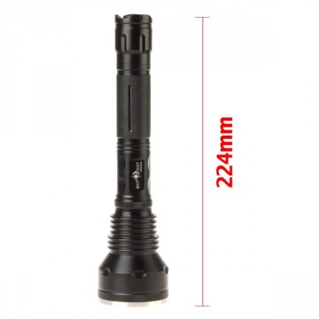 3x XML-T6 4000 Lumens Zaklamp 22,4 CM