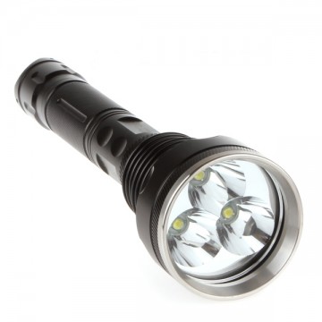 3x XML-T6 4000 Lumens Zaklamp 22,4 CM