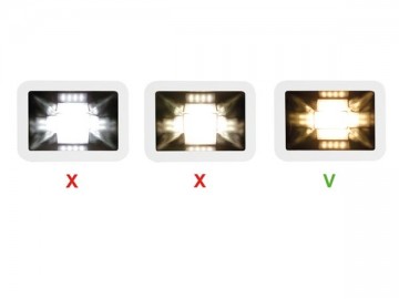 Design LED schijnwerper 10 Watt WARM WIT