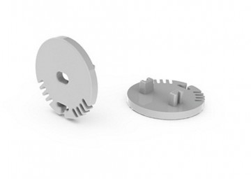 Ledaluniniumprofiel round kap