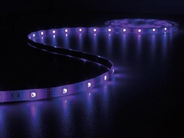 5 meter IP61 LED strip - RGB - Muziekgestuurd - Complete set - Inkortbaar