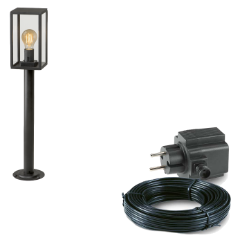 1x LED sokkel tuinlamp - 3,5 Watt - 12V - 68cm - Complete set