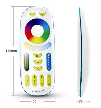 Controller RGB / WW LED afstandsbediening -  RF 2.4G 4-zone (Mi-light 2.0)