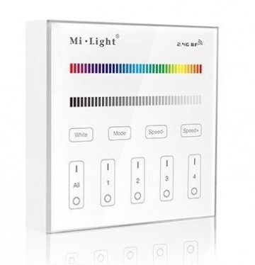 4-Zone RGB RGBW Smart Panel Remote Controller - B3 Mi-light 2.0