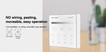 4-Zone Brightness Dimming Smart Panel Remote Controller - B1 Mi-light 2.0