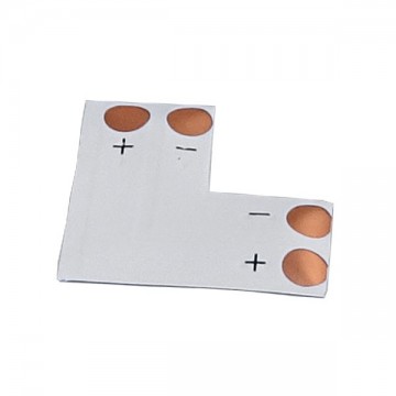 L connector - 10mm PCB - 2 pin - één kleur