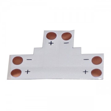T connector - 10mm PCB - 2 pin - één kleur