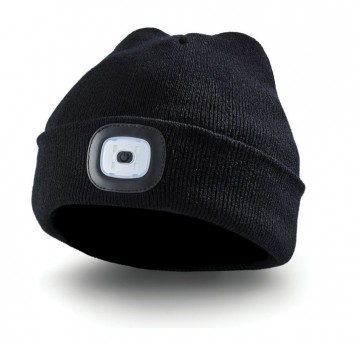 Muts met LED - USB oplaadbaar - 180 lumen
