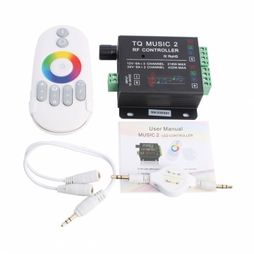 Muziek Gestuurde RGB Controller met RF Remote