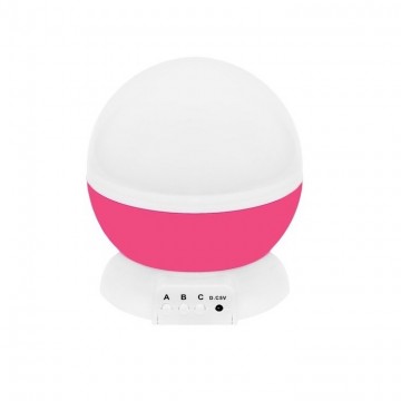 LED nachtlamp - Met projector - Roze