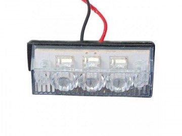 Oranje 6 x 3 led flash zwaailicht 12v   flitser 3