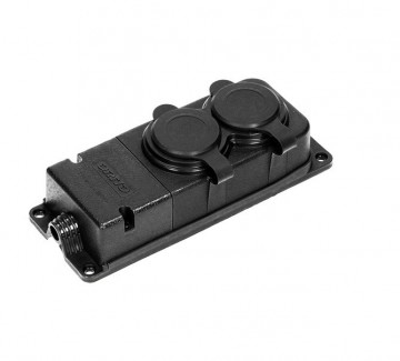 Outdoor stekkerdoos - PREMIUM - IP44 - dubbel stopcontact