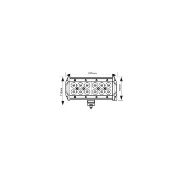 LED bar - 36W - Camouflagekleur - 16.5cm
