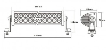 Panel led 72w 4d spot lb0048s 1