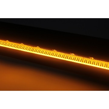 LED bar + markeringslicht - R10 - Wit + amber - 12/24V - 84cm