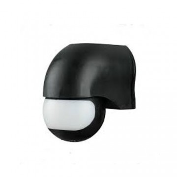 Pir bewegingssensor muur decoratief zwart 1