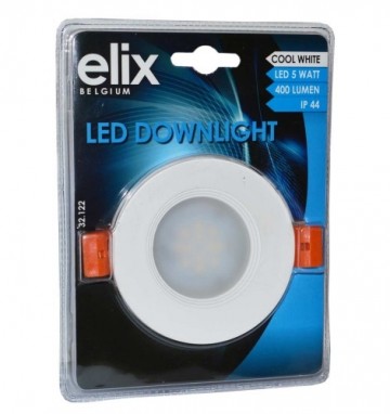 Plafond armatuur - Koud wit - LED 90mm - 5W - 4000K