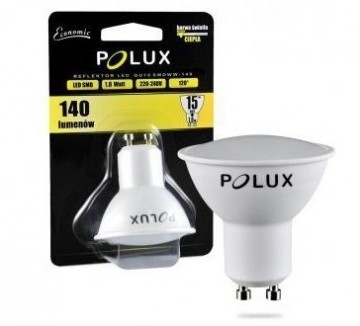 GU10 - Warm Wit - 140 Lumen - 1.8 Watt - Polux