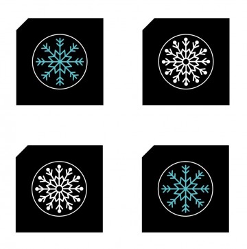 Led lichteffect projector - sneeuwvlokken - Wisselbare dia's