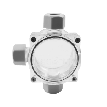 Waterdichte kabeldoos - 3 voudig - IP68 - Transparant